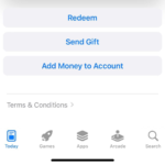 Redeem button in App Store to get a Common Core Kindergarten Math app